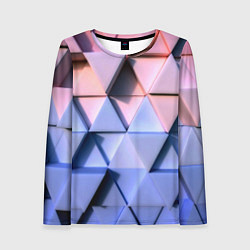 Женский лонгслив Triangle gradient