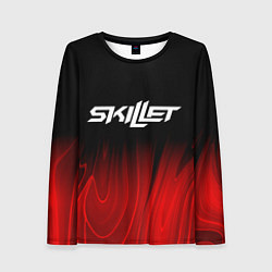 Лонгслив женский Skillet red plasma, цвет: 3D-принт