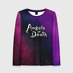 Женский лонгслив Angels of Death gradient space