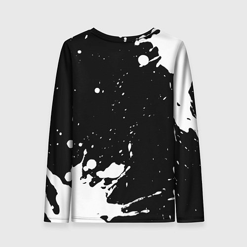 Женский лонгслив Breaking Benjamin и рок символ на темном фоне / 3D-принт – фото 2