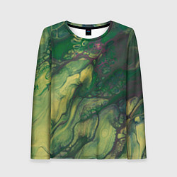Лонгслив женский Кислотные корни, цвет: 3D-принт