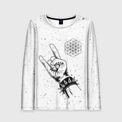 Женский лонгслив Coldplay и рок символ