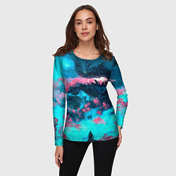 Лонгслив женский Ghost of Tsushima dragon, цвет: 3D-принт — фото 2