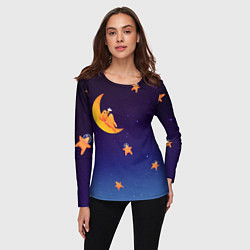 Лонгслив женский Милые звёзды, цвет: 3D-принт — фото 2