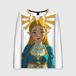 Лонгслив женский The legend of Zelda - ahegao, цвет: 3D-принт