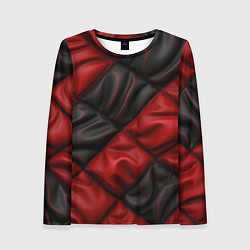 Женский лонгслив Red black luxury