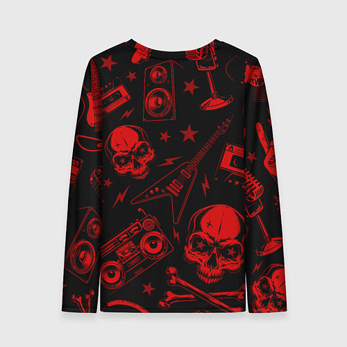 Женский лонгслив Architects rock glitch / 3D-принт – фото 2