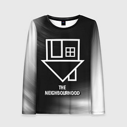 Лонгслив женский The Neighbourhood glitch на темном фоне, цвет: 3D-принт