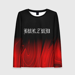 Женский лонгслив Burzum red plasma