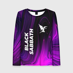 Женский лонгслив Black Sabbath violet plasma