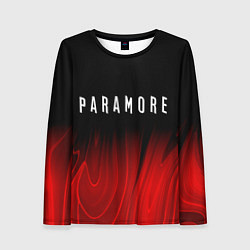 Женский лонгслив Paramore red plasma