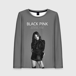 Лонгслив женский Blackpink - Jennie Kim, цвет: 3D-принт