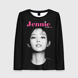 Лонгслив женский Blackpink Jennie Portrait, цвет: 3D-принт