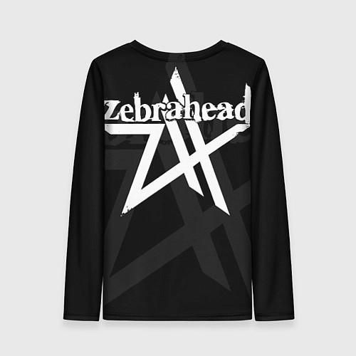 Женский лонгслив Zebrahead - logo / 3D-принт – фото 2