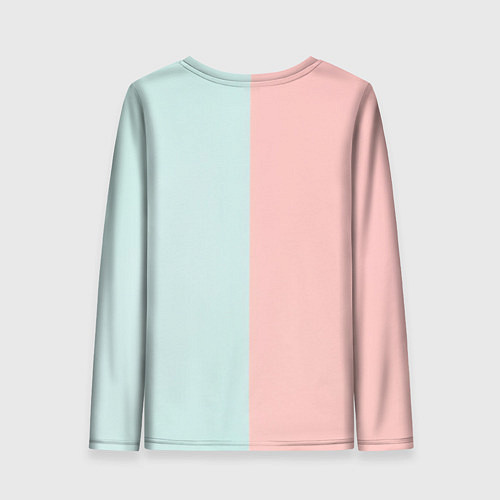 Женский лонгслив Наушники в пастельных тонах / 3D-принт – фото 2