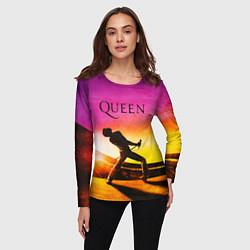Лонгслив женский Queen Фредди Меркьюри, цвет: 3D-принт — фото 2