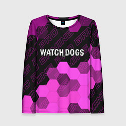 Женский лонгслив Watch Dogs pro gaming: символ сверху