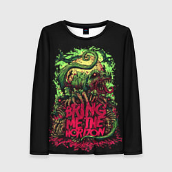 Лонгслив женский Bring me the horizon dinosaurs, цвет: 3D-принт