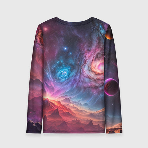 Женский лонгслив На задворках вселенной / 3D-принт – фото 2