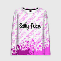 Женский лонгслив Sally Face pro gaming: символ сверху