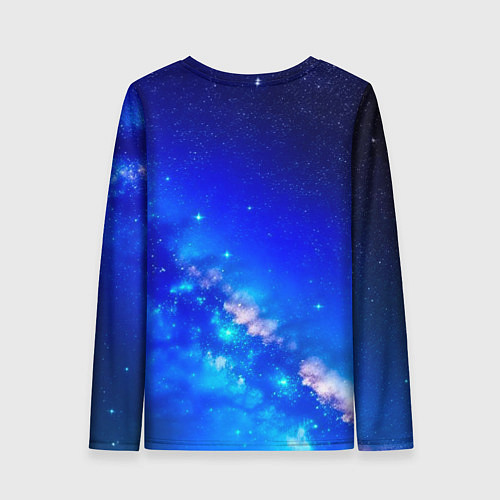 Женский лонгслив Космос млечный путь / 3D-принт – фото 2