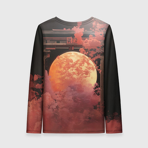 Женский лонгслив Глава клана Они / 3D-принт – фото 2