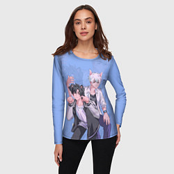 Лонгслив женский Агенты времени, цвет: 3D-принт — фото 2