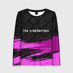 Женский лонгслив The Cranberries rock legends: символ сверху