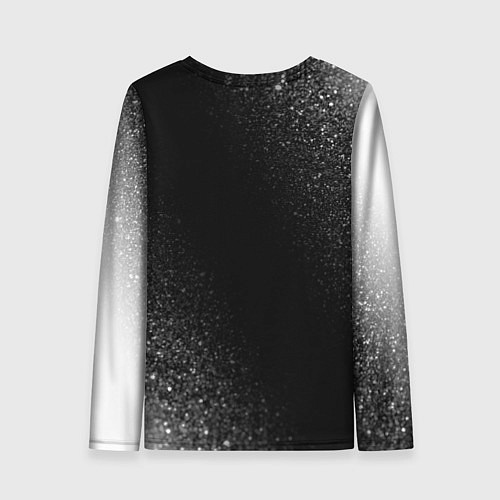 Женский лонгслив Darling in the FranXX glitch на темном фоне: симво / 3D-принт – фото 2