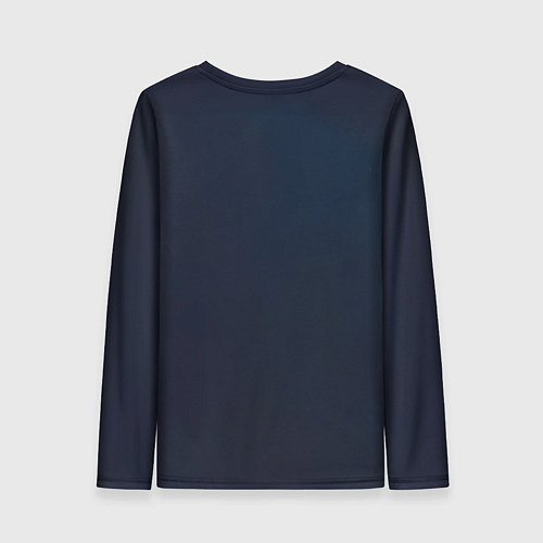 Женский лонгслив Кот ведьмы - Хэллоуин / 3D-принт – фото 2