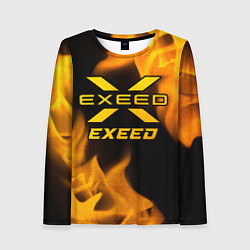 Женский лонгслив Exeed - gold gradient