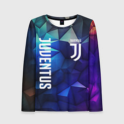 Женский лонгслив Juventus logo blue