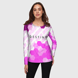 Лонгслив женский Destiny pro gaming: символ сверху, цвет: 3D-принт — фото 2