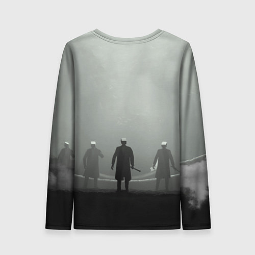 Женский лонгслив Skibisi toilet Camera men / 3D-принт – фото 2