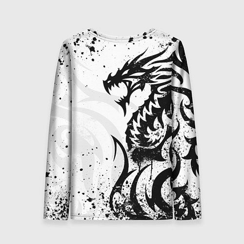 Женский лонгслив Балдурс гейт 3 - дракон / 3D-принт – фото 2