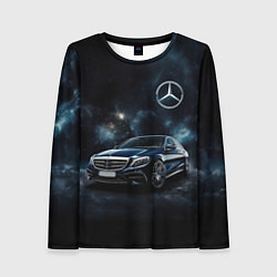 Женский лонгслив Mercedes Benz galaxy