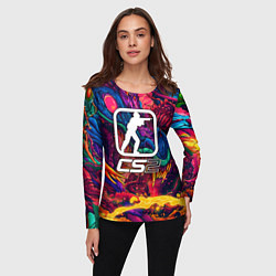 Лонгслив женский CS 2 hyperbeast, цвет: 3D-принт — фото 2