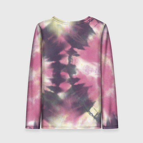 Женский лонгслив Tie-Dye дизайн / 3D-принт – фото 2