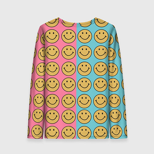 Женский лонгслив Smiley / 3D-принт – фото 2