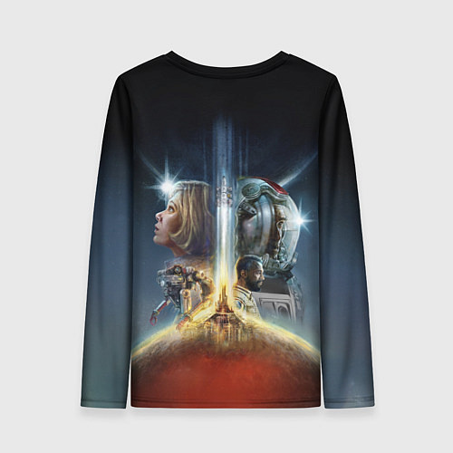 Женский лонгслив Starfield characters / 3D-принт – фото 2
