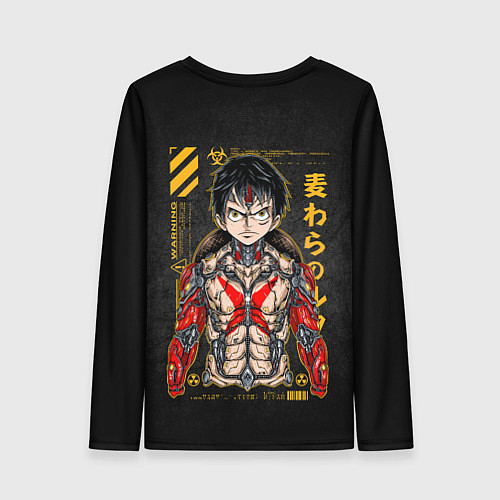 Женский лонгслив Cyborg Luffy / 3D-принт – фото 2