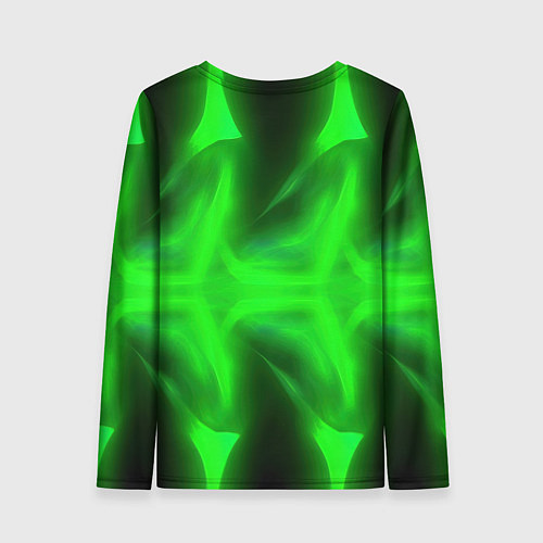 Женский лонгслив CSGO green logo / 3D-принт – фото 2
