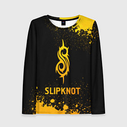 Женский лонгслив Slipknot - gold gradient