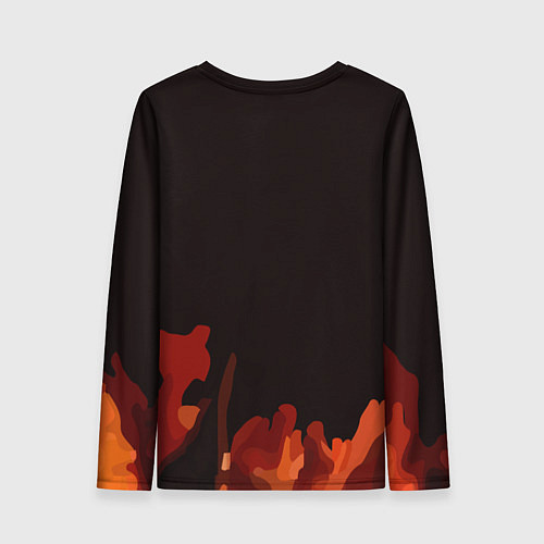 Женский лонгслив Не паникуй / 3D-принт – фото 2