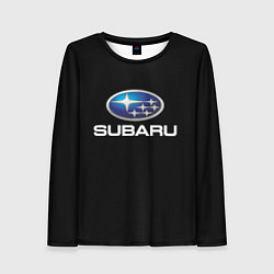 Лонгслив женский Subaru sport auto car, цвет: 3D-принт
