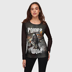 Лонгслив женский Powerwolf: werewolf, цвет: 3D-принт — фото 2