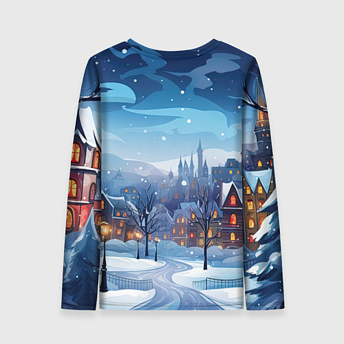 Женский лонгслив Милый дракончик 2024 / 3D-принт – фото 2