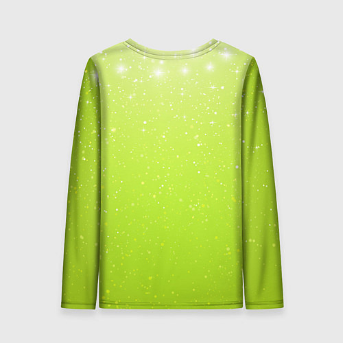 Женский лонгслив Зеленый дракошка / 3D-принт – фото 2