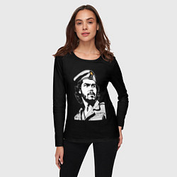 Лонгслив женский Che Guevara - Hasta La Victoria, цвет: 3D-принт — фото 2
