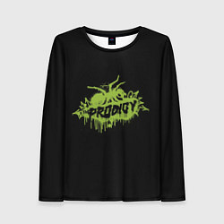 Лонгслив женский The Prodigy green spider, цвет: 3D-принт